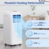Costway 5000 BTU (8000 BTU ASHRAE) Portable Air Conditioner With Remote Control Cooling Fan Dehumidifier -Costway GUEST d2766263 7db2 499b 8b15 7551ab07ddf7