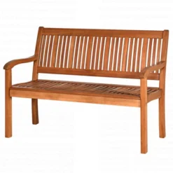 Costway 50'' Two Person Outdoor Garden Bench Loveseat Porch Chair Solid Wood W/Armrest -Costway GUEST d2c9365e 125f 4547 9ccd 309b41c1dde0