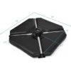 Costway 4PCS Cantilever Offset Umbrella Base Weight Sand 195lbs Stable Water Filled -Costway GUEST d40dd922 a0dc 4cb6 af0b 8a61f56e06f3