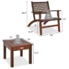Costway 3PCS Patio Rattan Furniture Set Coffee Table -Costway GUEST d45d0ef6 83db 4f07 b722 4dd32212171e