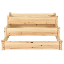 Costway 3 Tier Wooden Raised Vegetable Garden Bed Elevated Planter Kit Outdoor Gardening 19 Costway 3 Tier Wooden Raised Vegetable Garden Bed Elevated Planter Kit Outdoor Gardening -Costway GUEST d4b5f996 b8f9 4ce2 b36c 3e3168c75a4e 1
