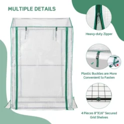 Costway 39'' X 32'' X 59'' Walk-in Garden Greenhouse Warm House For Plant Growing -Costway GUEST d59721ca 62d3 4b72 ba43 a4c3cf4c50a9
