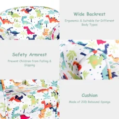 Toddler Children Single Sofa Armrest Chair Furniture Cute Gift For Kids -Costway GUEST d5b0d49f c5a9 43d7 a995 8437c72cdcc3