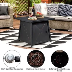 Costway 9PCS Patio Rattan Furniture Set Fire Pit Space-saving W/ Cushion Cover 21 Costway 9PCS Patio Rattan Furniture Set Fire Pit Space-saving W/ Cushion Cover -Costway GUEST d60a9c6d 1bf2 4041 b18c 04e5e04bb39b