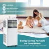 Costway 5000 BTU (8000 BTU ASHRAE) Portable Air Conditioner With Dehumidifier And Fan Sleep Mode And 24H Timer -Costway GUEST d8b4b1cd c080 4c41 8b13 77b52057269e