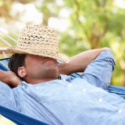 Costway Hammock Chair Stand Set Cotton Swing W/ Pillow Cup Holder Indoor Outdoor -Costway GUEST d952542a bad8 46cb a6a2 6af7d63c5240