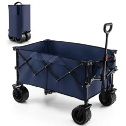 Costway Folding Collapsible Wagon Utility Garden Cart W/ Wide Wheels Adjustable Handle 22 Costway Folding Collapsible Wagon Utility Garden Cart W/ Wide Wheels Adjustable Handle -Costway GUEST dab553d9 e6b6 489a a32e 04d3be923010