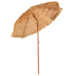 Costway 6.5 FT Thatched Beach Umbrella Tilt Tiki Hawaiian Patio Portable -Costway GUEST dcb5e9cb da66 4c95 9044 929f8acde2d3