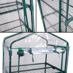 Costway Portable Mini Walk In Outdoor 4 Shelves Greenhouse -Costway GUEST dd54ff4f eb57 459e b0a0 6464abf4c4a5