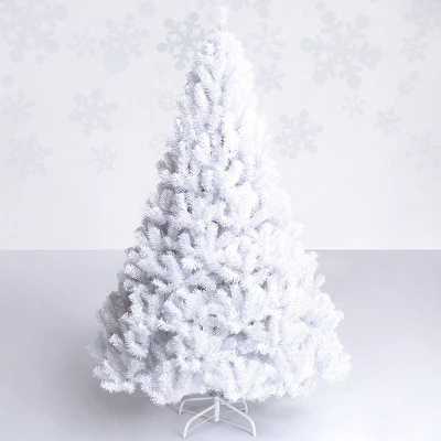 Costway 5Ft Christmas Tree Artificial PVC W/Stand Indoor Outdoor Decoration White 3 Costway 5Ft Christmas Tree Artificial PVC W/Stand Indoor Outdoor Decoration White