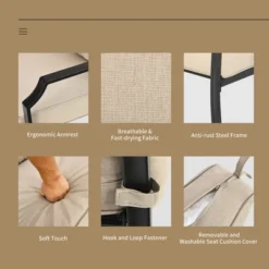 Costway 2 PCS Patio Loveseat With Coffee Table Outdoor Sofa Bench With Cushions -Costway GUEST dfc4b7e7 43fd 4145 8bd7 d7c956bd05df