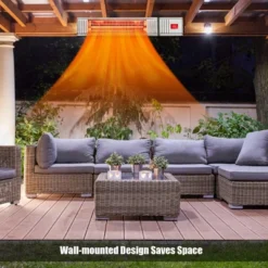 Costway 1500W Infrared Patio Heater W/ Remote Control & 24H Timer For Indoor Outdoor 18 Costway 1500W Infrared Patio Heater W/ Remote Control & 24H Timer For Indoor Outdoor -Costway GUEST e10b1a6b e577 4837 81b0 b95b5d437551