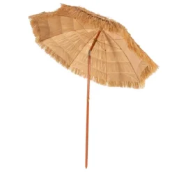 Costway 6.5 FT Thatched Beach Umbrella Tilt Tiki Hawaiian Patio Portable -Costway GUEST e27bc5d2 4961 4b41 b5cb fd73dc6edeae