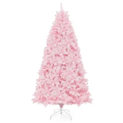 Costway 7 FT Flocked Artificial Christmas Tree Hinged With 500 LED Lights 1200 Branch Tips -Costway GUEST e5c91614 a8a2 4ed5 8e9d c5baa6b624ff