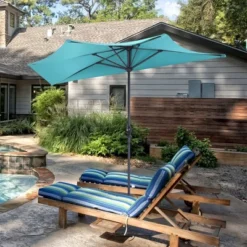 Costway 9Ft Half Round Umbrella Patio Bistro Wall Balcony Door Window Sun Shade -Costway GUEST e6335d7b 5913 43c2 8873 d650ace8ae1a