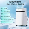 Costway 12000 BTU Portable Air Conditioner With Fan & Dehumidifier Sleep Mode 24H Timer -Costway GUEST e82e540a c394 47a5 bee1 d834ad86a713
