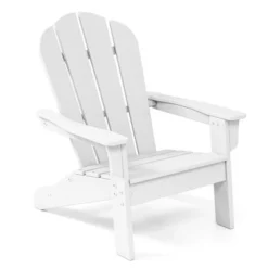 Costway Kids Adirondack Chair With High Backrest Armrests Fire Pit Chair For Kids Ages 3-8 Brown/White/Pink/Turquoise -Costway GUEST e97c10b8 0e06 4e1d 8970 6093c7cf841a