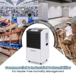 Costway 250-Pint Commercial Dehumidifier With Drain Hose 8,500 Sq. Ft Coverage Area -Costway GUEST e9c1fbec d2bd 468a a14f 9983bcedb683