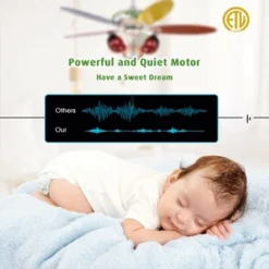 Costway 52'' Ceiling Fan With Light Kids Fan Light W/Pull Chain Control Beetle Multicolor 16 Costway 52'' Ceiling Fan With Light Kids Fan Light W/Pull Chain Control Beetle Multicolor -Costway GUEST eadd1869 19a0 4313 b148 c94e2c78519f