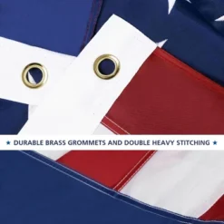 Costway 3'x5' FT Sewn Stripes Embroidered Stars Brass Grommets USA US U.S. American Flag -Costway GUEST ef411c85 4c71 469e a991 2ae5da0f0b50