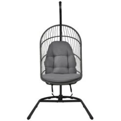 Costway Hanging Wicker Egg Chair W/ Stand Cushion Foldable Outdoor Indoor 21 Costway Hanging Wicker Egg Chair W/ Stand Cushion Foldable Outdoor Indoor -Costway GUEST ef6c8c2c f58a 44c2 98ba caa7767066d3