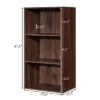 Costway 3 Open Shelf Bookcase Modern Multi-functional Storage Display Cabinet Walnut 2 Costway 3 Open Shelf Bookcase Modern Multi-functional Storage Display Cabinet Walnut -Costway GUEST f006ca16 285b 4615 96a6 74b752fbc5d5