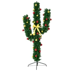 Costway 5Ft Pre-Lit Cactus Christmas Tree LED Lights Ball Ornaments -Costway GUEST f17a110f af3d 4f6a 969b 352e5fa9fe03