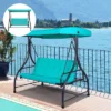 Costway Converting Outdoor Swing Canopy Hammock 3 Seats Patio Deck Furniture Turquoise 2 Costway Converting Outdoor Swing Canopy Hammock 3 Seats Patio Deck Furniture Turquoise -Costway GUEST f36f70ae b451 4fc7 abca 4916f456c119