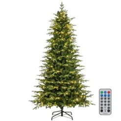 Costway 6/7.5/9 FT Artificial Christmas Tree With 714/1162/1770 Branch Tips 260/280/560 LED Lights 3 Timers Remote -Costway GUEST f41f0324 1e75 4cb2 9e18 4a6b6640890f