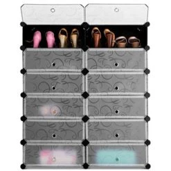 Costway 12 Cubic Portable Shoe Rack Shelf Cabinet Storage Closet Organizer Home Furni -Costway GUEST f49206de f3f6 4f94 92ca af13d0e904d4