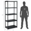 Costway 2 PCS 5-Tier 19lbs Ventilated Shelving Rack Free Standing Multi-Use Shelf Unit -Costway GUEST f4dc70b8 c190 4328 b640 5f5c237d9023