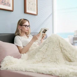 Costway Double Sided Bed Throw Blanket Fluffy Cozy Reversible Blanket Machine Washable Warm Luxury Blankets Bedroom Living Room 15 Costway Double Sided Bed Throw Blanket Fluffy Cozy Reversible Blanket Machine Washable Warm Luxury Blankets Bedroom Living Room -Costway GUEST f5519a8d b43d 4d7e 9d25 cccaa66a124f