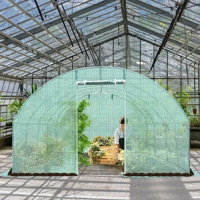 10'X6.5'X20' Walk-in Greenhouse Backyard Grow Tents Steel Frame 8 Windows 4 10'X6.5'X20' Walk-in Greenhouse Backyard Grow Tents Steel Frame 8 Windows - Image 2