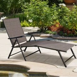 2PCS Pool Chaise Lounge Chair Recliner Outdoor Patio Furniture Adjustable New -Costway GUEST f7484f6b 0ef0 49c6 b333 85a8323efcdb
