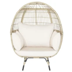 Costway Patio Oversized Rattan Egg Chair Lounge Basket With 4 Cushions For Indoor Outdoor -Costway GUEST f7fa463f 6d2d 43a6 ae45 e54fe605ae54