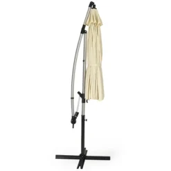 Costway 10ft Patio Offset Umbrella W/ Crank And Cross Base Aluminum 22 Costway 10ft Patio Offset Umbrella W/ Crank And Cross Base Aluminum -Costway GUEST fd6919a7 4b92 438e 8426 fabb08e0f206