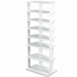Costway Patented Wooden Shoes Storage Stand 7 Tiers Big Shoe Rack Organizer Multi-Shoe Rack -Costway GUEST fe470deb cf3b 4460 b2c6 aba9616b0a6d