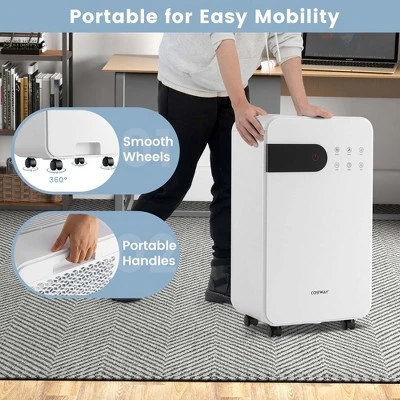 Costway Dehumidifier For Home Basement Portable 32 Pints With Sleep Mode Up To 2500 Sq. Ft 8 Costway Dehumidifier For Home Basement Portable 32 Pints With Sleep Mode Up To 2500 Sq. Ft - Image 6