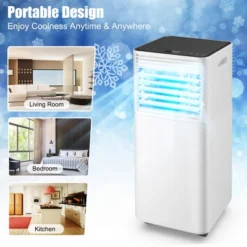 Costway 8000 BTU ASHRAE Portable Air Conditioner 3-in-1 Air Cooler W/Dehumidifier & Fan Mode -Costway GUEST fedc069a dee9 4c55 bbab 0e0f3be317dd