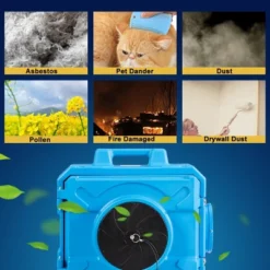 Costway Industrial Commercial Hape Air Scrubber Negative Air Purifier 500-2000sq.ft -Costway GUEST ff6463d6 878a 4ac2 846a a06cc1311c47