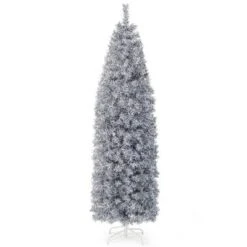 Costway 7 FT Pre-Lit Christmas Tree Hinged Slim Pencil W/ 350 LED Lights 670 Branch Tips 19 Costway 7 FT Pre-Lit Christmas Tree Hinged Slim Pencil W/ 350 LED Lights 670 Branch Tips -Costway GUEST fffc0142 b581 401d a848 ee8cfe647d9d